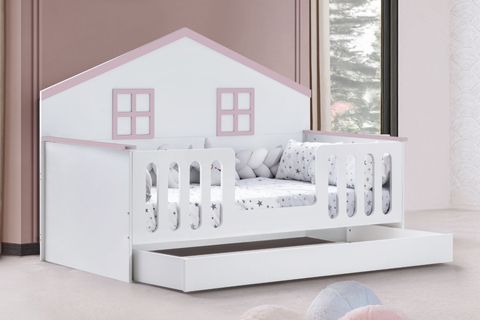 BELLO YAVRULU MONTESSORİ YATAK, PEMBE
