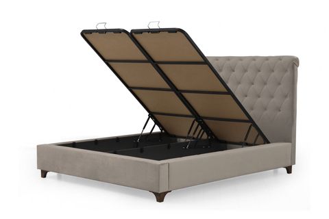 DELUXE BAZA+BAŞLIK, BEJ, 160X200