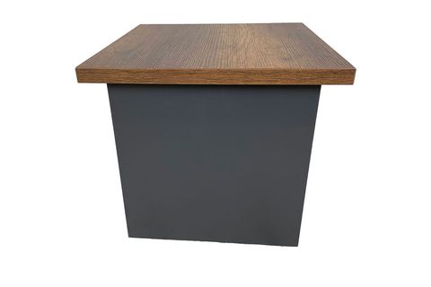 GOLDSİT STANDART SEHPA, BAROK ANTRASİT, 50X50 CM