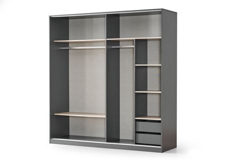 PANNA YATAK ODASI TAKIMI, BAZALI, SÜRGÜ KAPAKLI