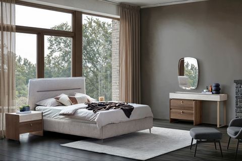 MADERA YATAK ODASI TAKIMI, CAM KAPAKLI