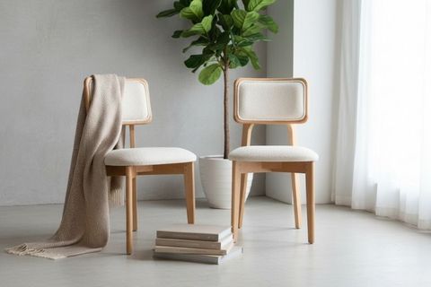 ELENA NATURAL AHŞAP AÇILIR BENCHLİ MUTFAK MASA TAKIMI, 80X120 CM