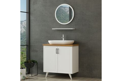 SANYA BANYO DOLABI 85CM AY2K 1YA1R TZG BEYAZ