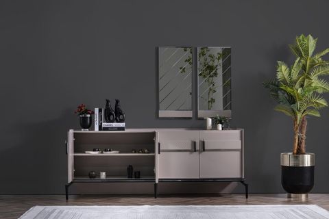 SAFİR YEMEK ODASI TAKIMI, KUMSAL SİYAH