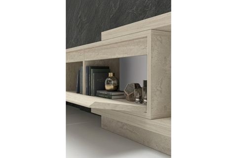 VİSTA UZAYABİLEN TV ÜNİTESİ, TRAVERTEN, 160-270 CM
