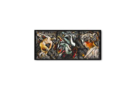 TABLOLIFE HEYKELLER YAĞLI BOYA DOKULU TABLO, ÇERÇEVESİZ, 100X150
