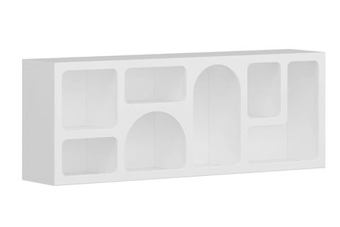 BOHEM MEBRAN KİTAPLIK, BEYAZ, 135 CM