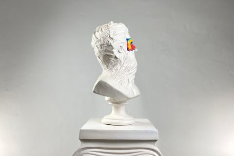 POSEIDON ART MASK POP ART DEKORATİF ROMA YUNAN HEYKELLERİ