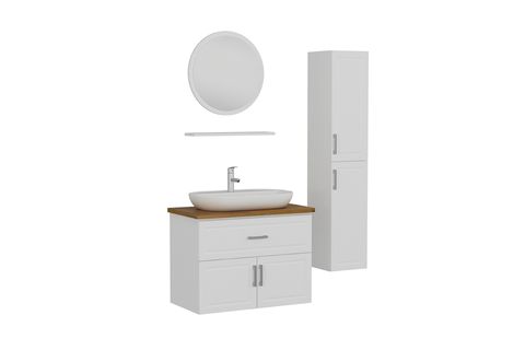 SANYA BANYO DOLABI AS2K1Ç74, BEYAZ, 100CM