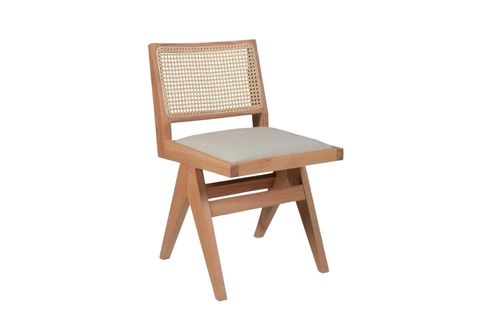 NİVA AHŞAP HAZERANLI NATURAL SANDALYE