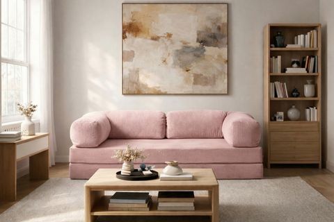 LEGOM YATAKLI AKTİVİTE KÖŞE KOLTUK PEMBE, 200X200