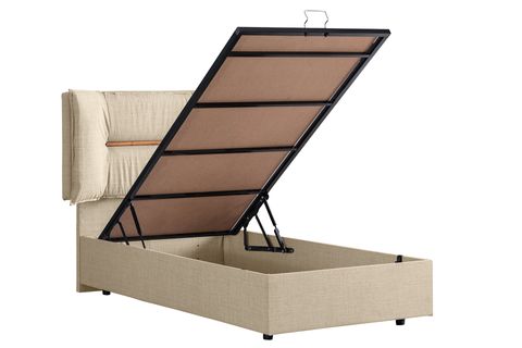 LİZBON BAZA BAŞLIK VE COMFORT YATAK SETİ, KREM, 90X190