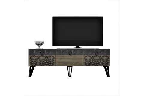 FLOW TV STAND, ALT MODÜL, ROYAL MERMER CEVİZ