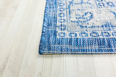 İLLUSİON MAVİ RENKLİ ÇALIŞMA ODASI HALISI 120*170