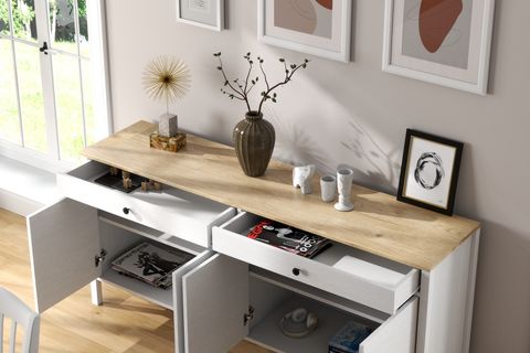 LUMERA İSKANDİNAV KONSOL, 4 KAPAKLI 2 ÇEKMECELİ