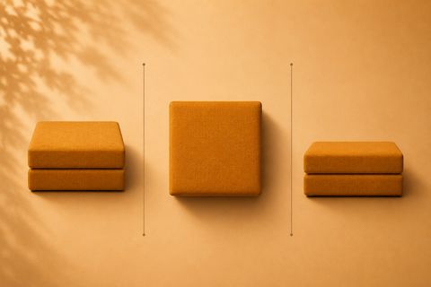 COMFORT SERİSİ YATAKLI PUF MODÜL, TURUNCU