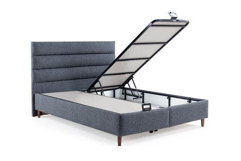 LUNA LİNE BAZA VE BAŞLIK SETİ, KUMAŞ DEĞİŞTİRİLEBİLİR, 90X190