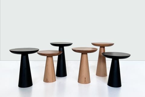 ZİGON MANTAR SEHPA MUSHROOM, ÜÇLÜ, KAYIN