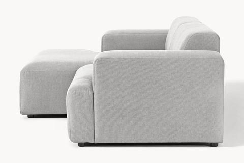 ELSA KETEN MİNİ KÖŞE KOLTUK, SOL KÖŞE, GRİ