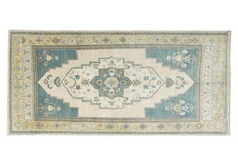 SOHO ANTİQ KİSE TAŞPINAR DESENLİ EL DOKUMA YÜN HALI, 171X315