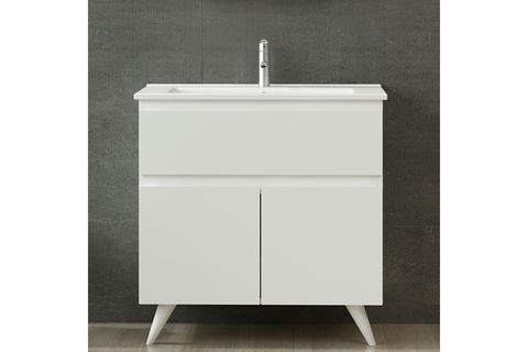 NİKA BANYO DOLABI ALT 85CM AY2K1Ç ETJ BEYAZ