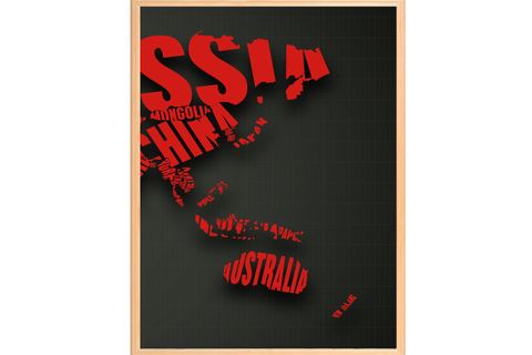 RED WOLD TABLO SETİ, 50X70