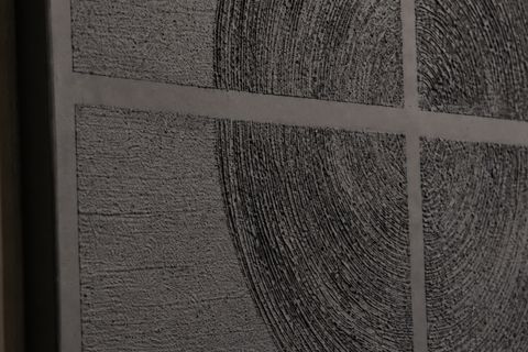 ARİA MODERN DOKULU TABLO, SİYAH 50X70 CM
