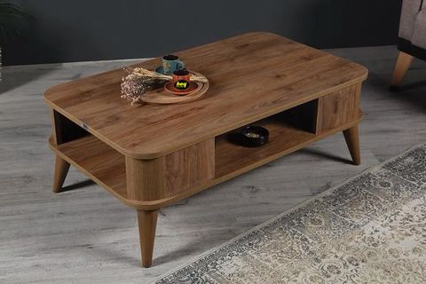 HEY KUMSAL ORTA SEHPA, CEVİZ, 60X100