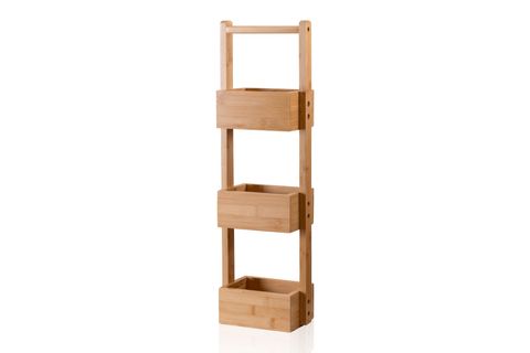 THE MİA BAMBU 3 KATLI DÜZENLEYİCİ RAF, 65X20X13 CM