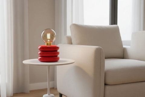 TRİO MASA LAMBASI, KIRMIZI