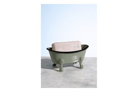 DEKORATİF VİNTAGE METAL SABUNLUK, YEŞİL