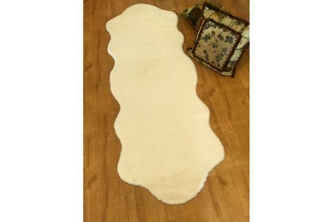 TAPPETO REX TAVŞANI POST HALI, KREM, 75X300