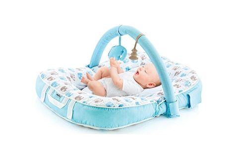 BABYJEM YAT/OTUR OYNA MİNDERİ MAVİ