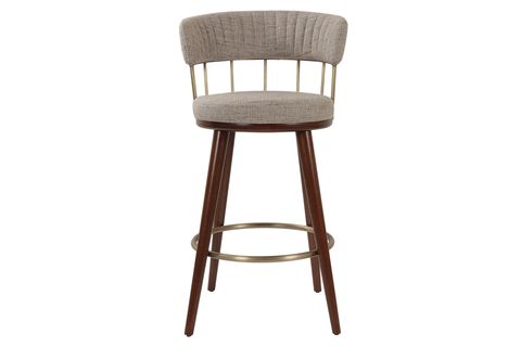 KOZZA HOME BRONX BAR SANDALYESİ, CEVİZ, 75CM