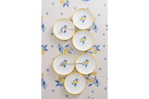 LEMON 6 LI PASTA TABAĞI SETİ