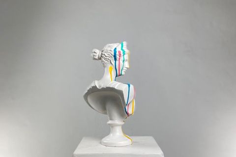 ARTEMIS COLORFALL POP ART DEKORATİF ROMA YUNAN HEYKELLERİ