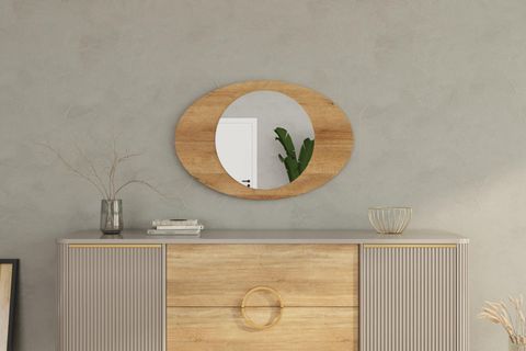 OBBLE DEKORATİF DRESUAR AYNASI, NATURAL
