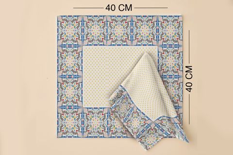 ÇAĞDAŞ AFRİKA PAMUKLU DÖRT ADET PEÇETE