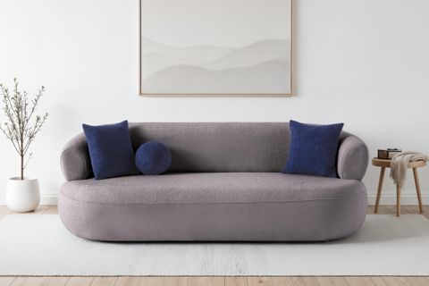 TURİN ÜÇLÜ KOLTUK, KOYU GRİ