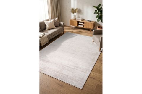 KOZA BERGAMA KREM GRİ HALI A6101B, 80X150