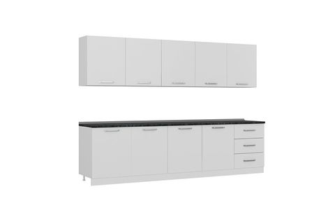 MİNAR BASİC 300 CM MUTFAK DOLABI BEYAZ 300-B3