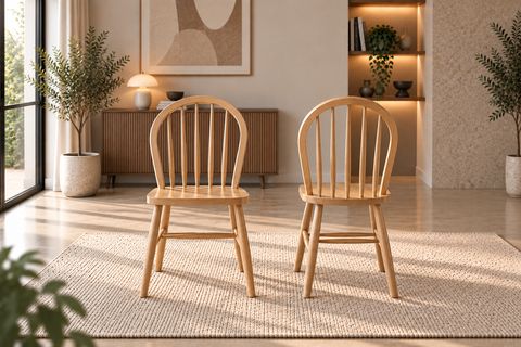DAMLA COUNTRY MASA, AMERİKAN SANDALYE, MEŞE, 125X80