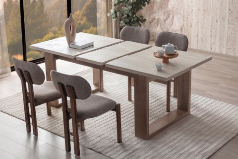 MADERA YEMEK MASASI TAKIMI, AÇILIR MASA