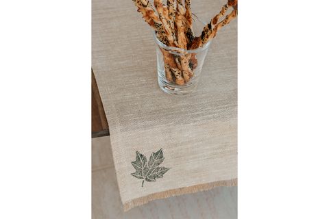 ÇINAR BASKILI JÜT KETEN RUNNER, 40X140