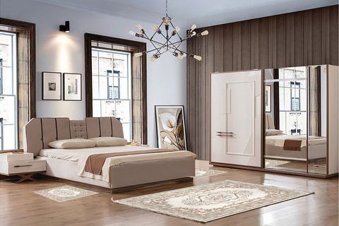 ALANUR ALMİRA YATAK ODASI HALISI ÜÇLÜ SET AL310C043