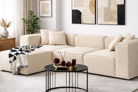 FRİD BABYFACE KÖŞE KOLTUK, KIRIK BEYAZ, KUMAŞ DEĞİŞİMLİ