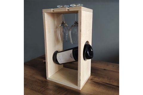 VİNLAND AHŞAP ŞARAPLIK, NATURAL, VEGAN