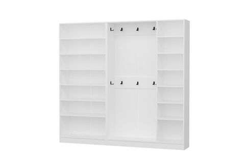 KALE210 5 KAPAKSIZ 3 BÖLME RAF PORTMANTO, BEYAZ