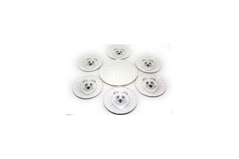 PORLAND FOREST YALDIZLI SERVİS TABAĞI 28CM 4'LÜ