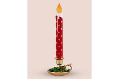 THE MİA DEKORATİF LED IŞIKLI MUM, 18X18X51 CM